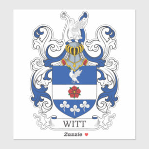 Sticker Witt Family Crest