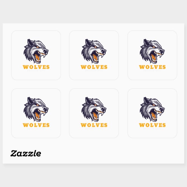 Sticker Wolves (Feuille)