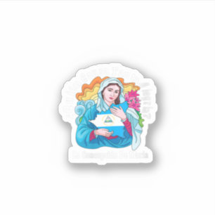 Sticker Womens Quien Causa Tanta Alegria Inmaculada Concep
