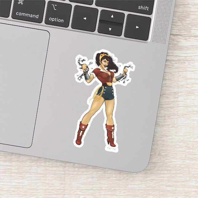 Sticker Wonder Woman Bombshell (Détail)