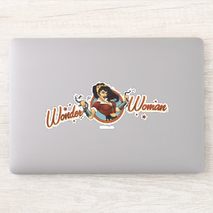 Sticker Wonder Woman Bombshell Name Graphic