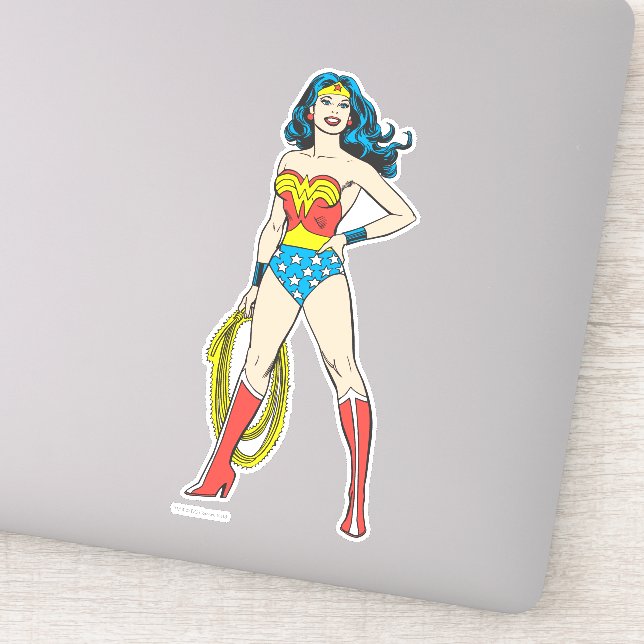 Sticker Wonder Woman debout (Détail)