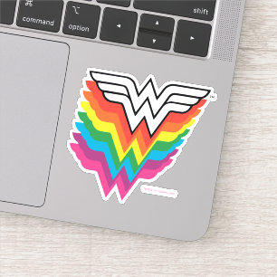 Sticker Wonder Woman Diaporama Arc-en-ciel