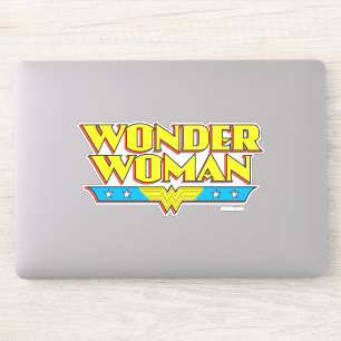 Sticker Wonder Woman Nom et logo
