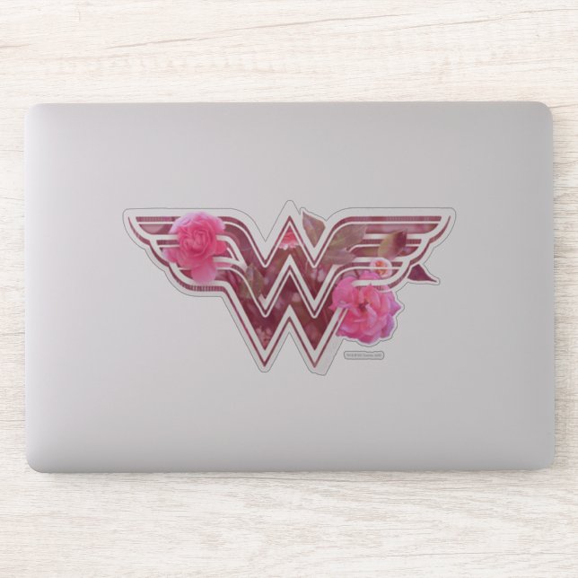 Sticker Wonder Woman Pink Camellia Flowo (Ordinateur)