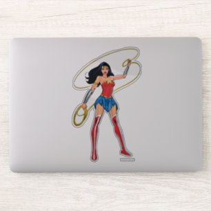 Sticker Wonder Woman With Lasso - Fight For Justice