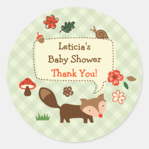 Sticker Woodland Fox Favoriser