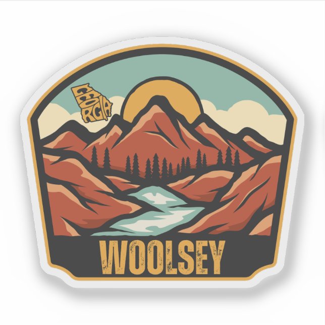 Sticker Woolsey, Géorgie (Devant)