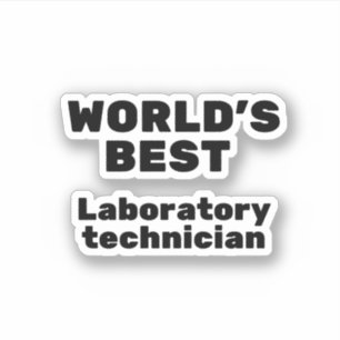 Sticker World's Best Laboratory Technician