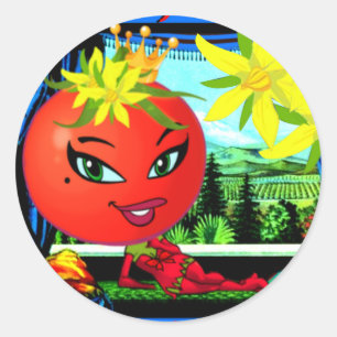 STICKER WQ #2 : Tomate Reine Saucy.