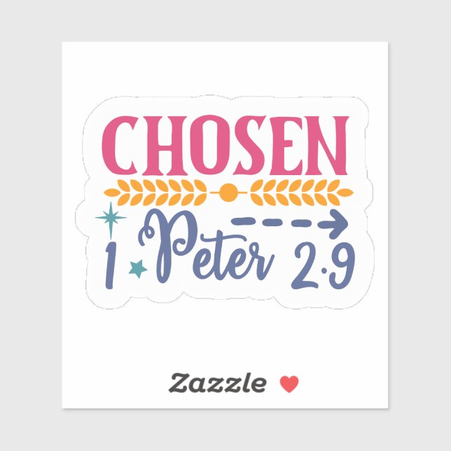 Sticker Written in a Stylized Way (Feuille)