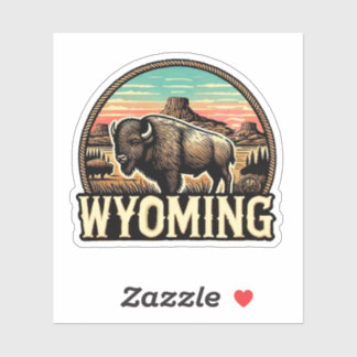Sticker Wyoming USA