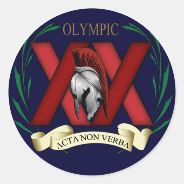 Sticker XX en bleu (Devant)