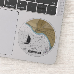 Sticker Yacht Ventura CA