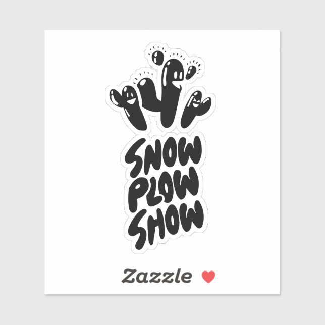 Sticker Yati M's Show Plow Show Design #2 (Feuille)