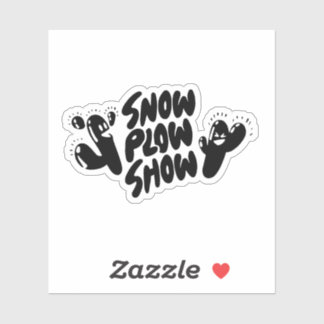 Sticker Yati M's Snow Plow Show Design #1