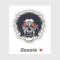 Yeux orange zombie