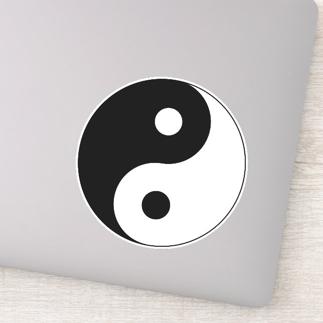 Sticker Yin Yang (Détail)