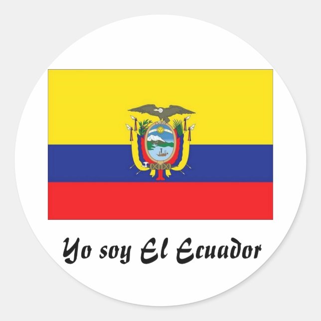 sticker Yo soy El Ecuador (Devant)