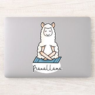 Sticker Yoga Llama - Pranallama