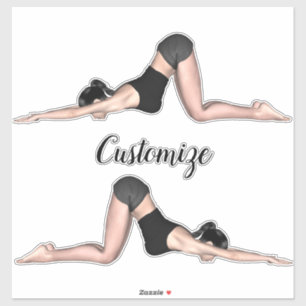 Sticker Yoga Poses Thunder_Cove