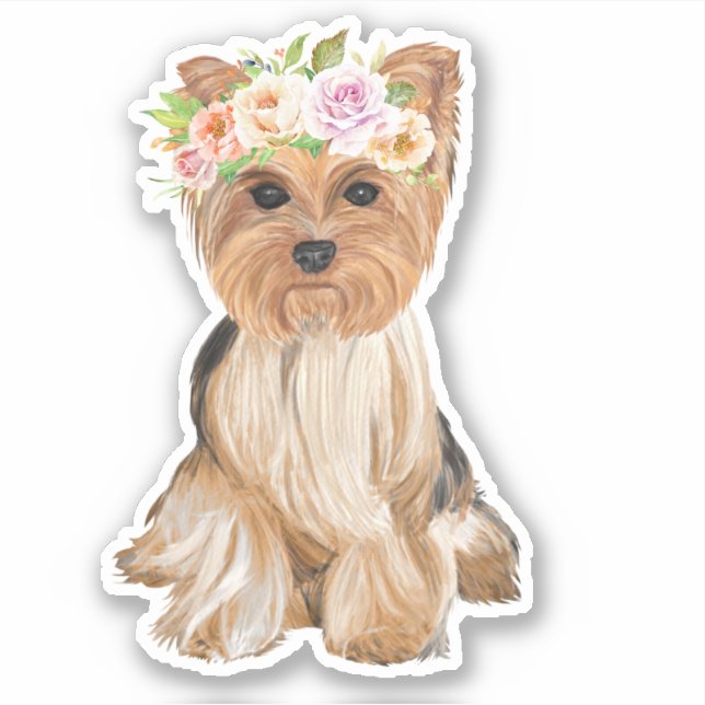 Sticker Yorkie (Devant)