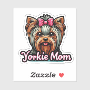 Sticker Yorkie Maman