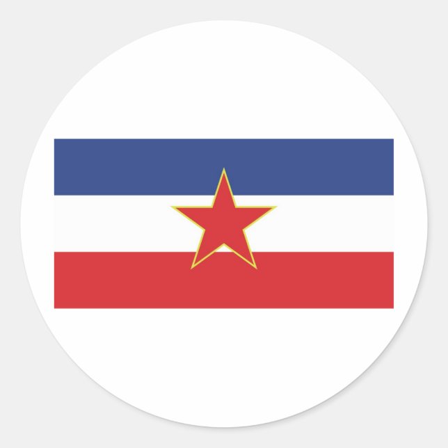 Sticker Yougoslavie (Devant)