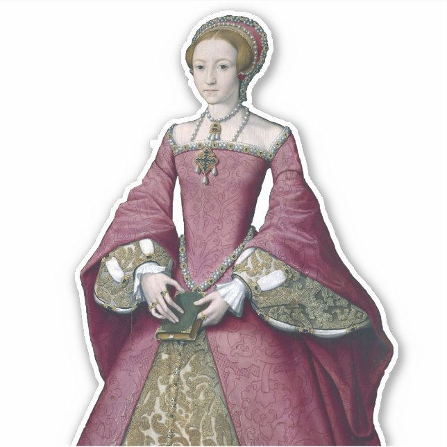 Sticker Young Elizabeth Tudor (Devant)