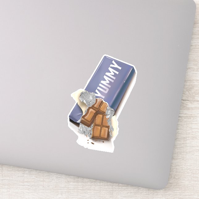 Sticker Yummy Chocolate Bar (Détail)