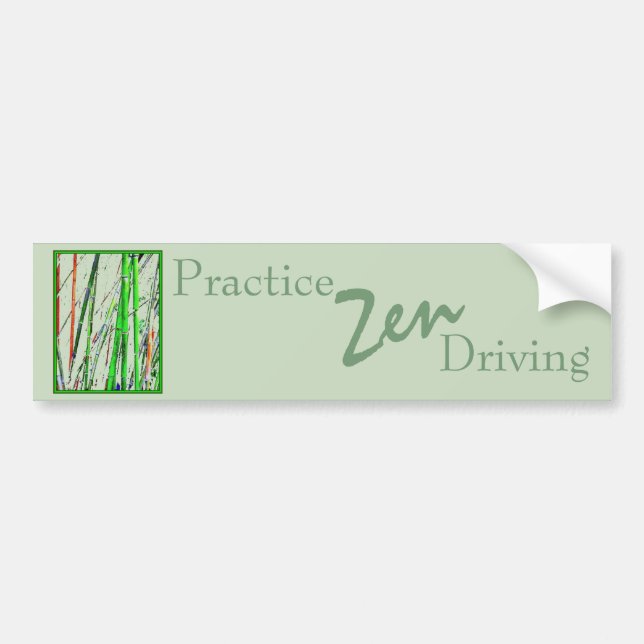 Sticker 'Zen Bamboo' (Devant)