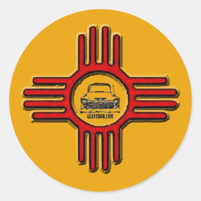 Sticker Zia Bob Round (Devant)