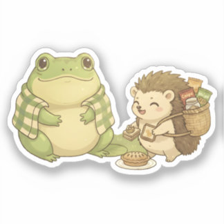 Sticker Zochi & Hazel le hérisson