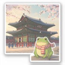 Zochi la grenouille voyageuse au palais de Gyeongb