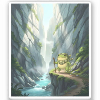 Sticker Zochi’s Adventure Through Taroko Gorge