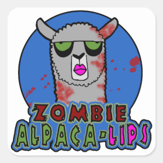 Sticker Zombie Alpaca-lèvres