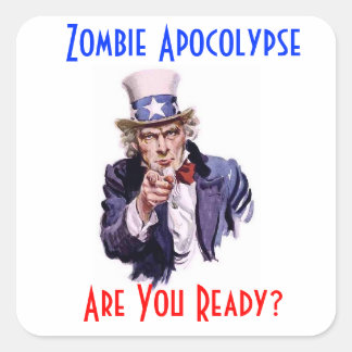 Sticker Zombie Apocolypse