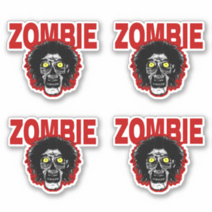 Sticker ZOMBIE - Tête
