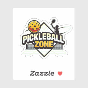 Sticker Zone de Pickleball - Parfait pour les joueurs pass