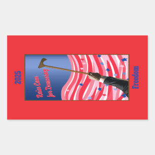 StickerRaise Cane Democracy Sticker
