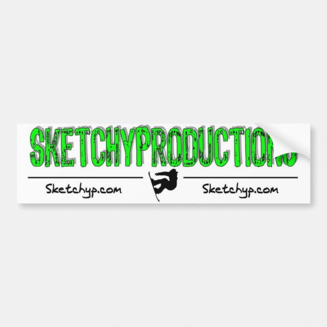 stickerrrrrrrrrr bumper sticker (Front)