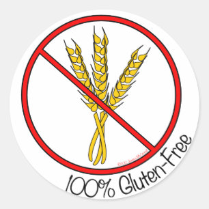 Stickers "100% sans gluten" (gros)