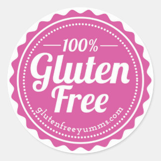 Stickers 100% sans gluten — rose
