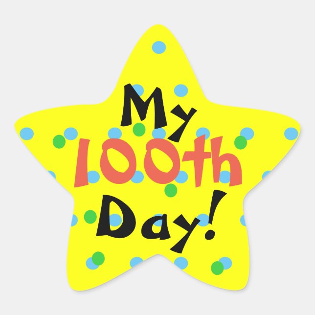 Stickers 100e jour scolaire (Devant)