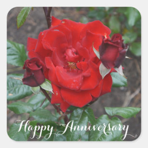 Stickers #1 du bouquet Crimson, joyeux anniversair