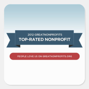 Stickers 2012 GreatNonprofit Top-Rated Award