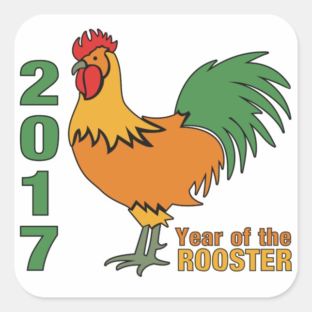stickers 2017 Rooster (Devant)