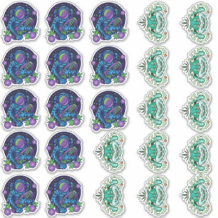 Stickers 2,375 pouces x 2,625 pouces