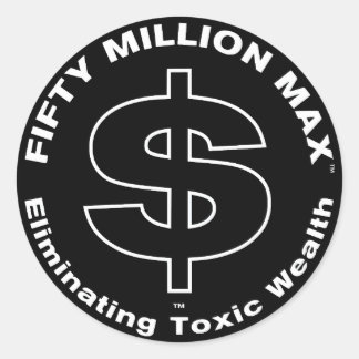 Stickers 50 Million Max™ Logo 3 pouces (6)