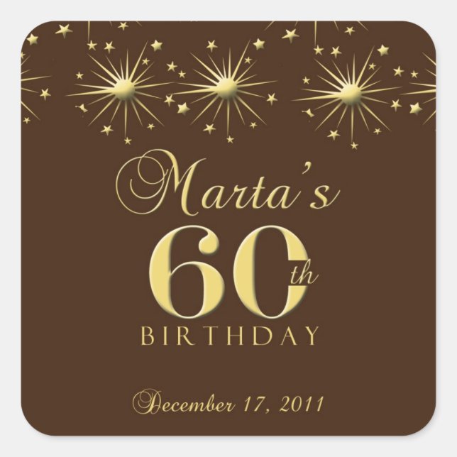 Stickers 60e anniversaire (Devant)